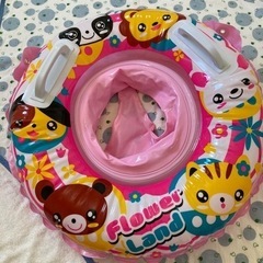 商談中　浮き輪　足入れ　55cm