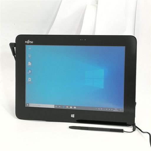 送料無料 日本製 タブレット 10.1型 富士通 ARROWS Tab Q555/K64 中古良品 Atom 4GB 高速SSD 無線 Bluetooth Webカメラ Windows10 Office