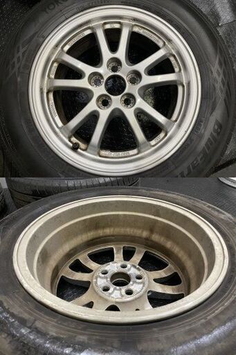 【YOKOHAMA BluEarth-GT AE51 195/65R15】夏タイヤ【トヨタ 50プリウス 純正ホイール 15インチ 6.5J5HPCD100+40】20年製 バリ溝　(TE958) クレジットカード QR決済可能