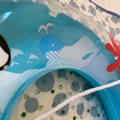 浮き輪　海の生き物の画像