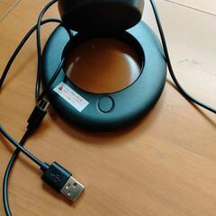 ワイヤレス充電器　ラウンドタイプ　ジャンクの画像