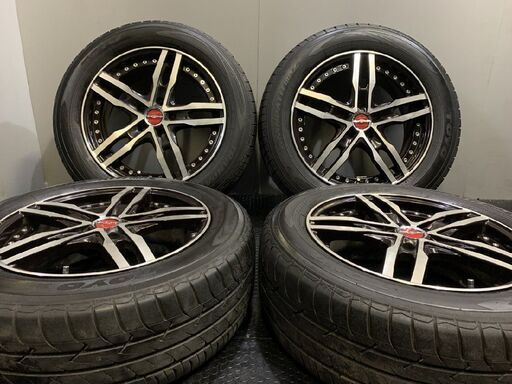 【TOYO TRANPATH mpZ 215/60R17】夏タイヤ【共豊 シャレン XF-55 17インチ 7J5HPCD114.3+48】バリ溝 カローラクロス エスティマ等 (TF013) クレジットカード QR決済可能