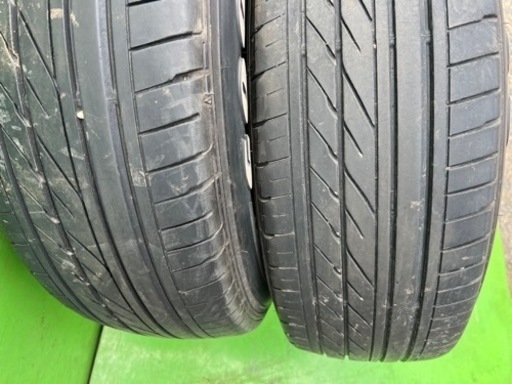 タイヤ4本 《 グッドイヤー 》 イーグル #1ナスカー [ 195/65R16 109/107R] 5分山★ 商用車 ホワイトレター