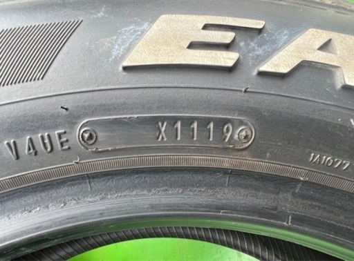 タイヤ4本 《 グッドイヤー 》 イーグル #1ナスカー [ 195/65R16 109/107R] 5分山★ 商用車 ホワイトレター