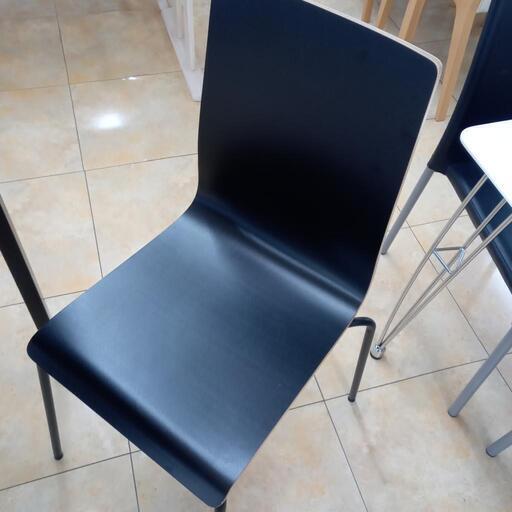 ★ジモティ割あり★ IKEA ダイニングセット2人用 ブラック H74×D67×W110 クリーニング済み OJ1571