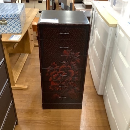 鎌倉彫 6段チェスト 和箪笥【トレファク 川越店】