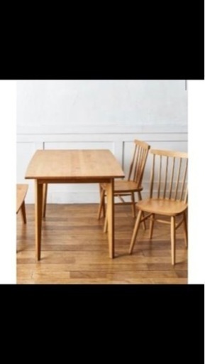 モモナチュラル   木製チェア