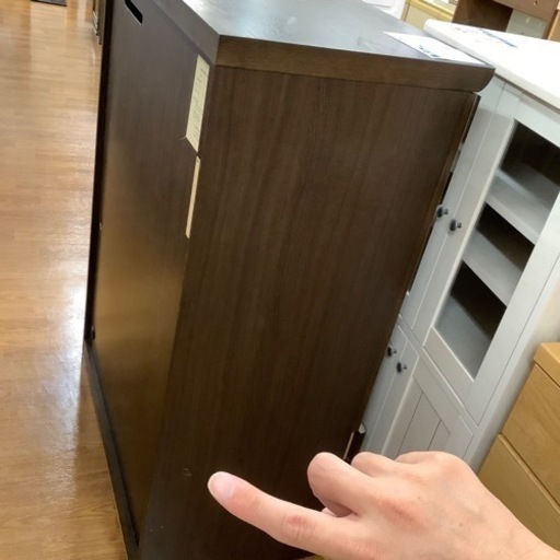 フクイ 引き出し付き2枚扉食器棚【トレファク 川越店】 【公式通販】
