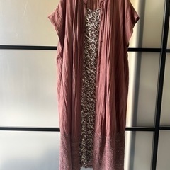 お話し中　ロングワンピース(中の柄付きワンピースは別です。)