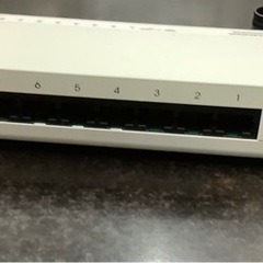 IOデータ ETG-ESH08WC Gigabit対応省電力機能付8ポートスイッチングハブ 白　リサイクルショップ宮崎屋　佐土原店　25.9.3Fの画像