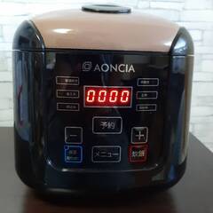 ★AONCIA 炊飯器S-RC018S-B★　K-343の画像