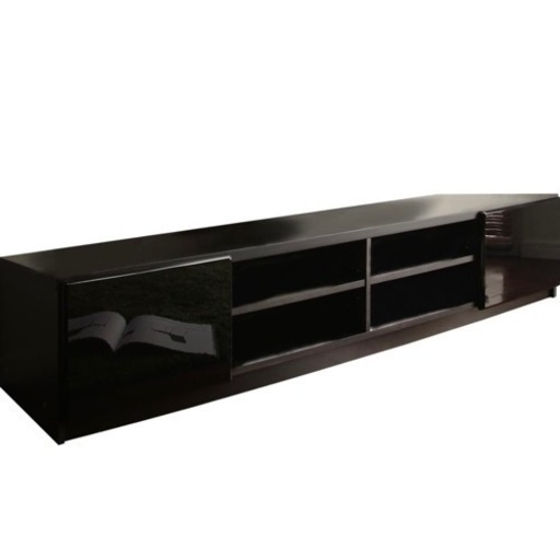 横180センチ　ロビンテレビ台ブラック