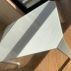 折りたたみ ローテーブル ホワイト の画像