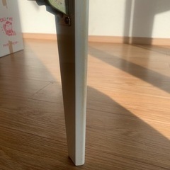 折りたたみ ローテーブル ホワイト の画像