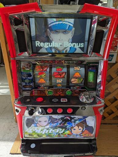 パチスロ実機 交響詩篇エウレカセブン レントンパネル  コイン不要機 ID：126-012274-007