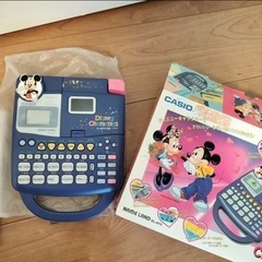 CASIO ディズニー　テプラ　シールワープロ