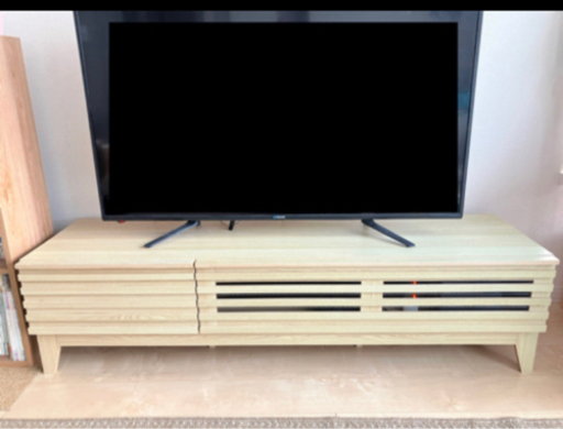 【配達可】テレビ台 150cm AVラック木製 ナチュラル