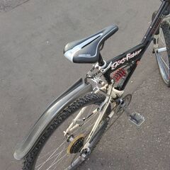【値下げしました】GARY FISHER Joshua x1 MTB 16800円 🚲 変速3×8 ❄スパイクタイヤ 安心の新規防犯登録料込み 773の画像