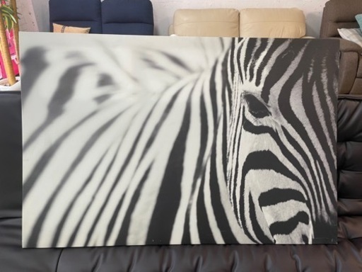 IKEA ゼブラ　シマウマ　アート