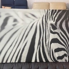 IKEA ゼブラ　シマウマ　アート