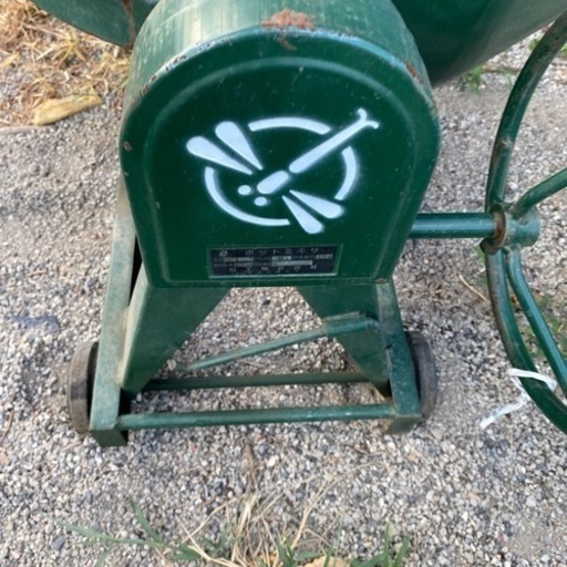 ○日工　ポットミキサ　NGM-3　モーター　200V/100v83L　0.75kw　32/27RPM　農業　苗床　コンクリート　土木　建築　工事レンタルOK