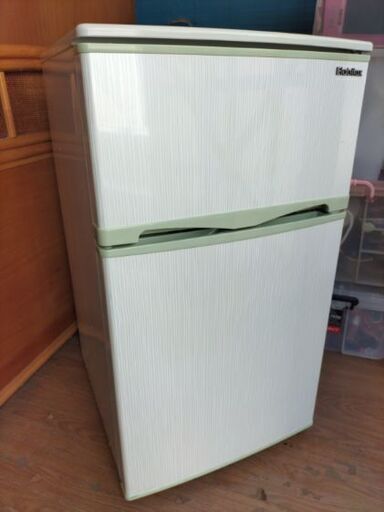 エラヴィタックス（ELABITAX） ER-107(HG)ノンフロン 2ドア冷凍冷蔵庫 96L 2015年製