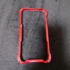 iPhone14ProMax用アルマニアエッジライン赤
