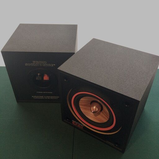 AURATONE 5PSC ウッドコーンスピーカーユニット換装済品