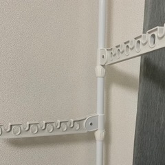 物干しポール　洗濯　ホワイトの画像