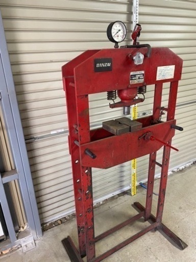 油圧プレス　マサダ　ジャッキ　工具　整備　ガレージ用品