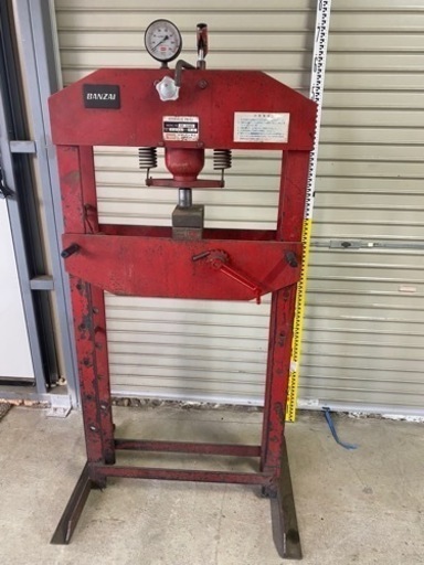 油圧プレス　マサダ　ジャッキ　工具　整備　ガレージ用品