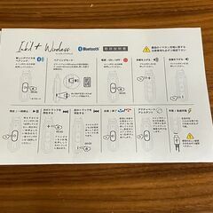 ワイヤレスイヤホン【Skullcandy Ink'd Wireless S2IKW】の画像