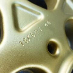 BBS 16インチ　4本セット　ゴールド塗装　状態良　の画像