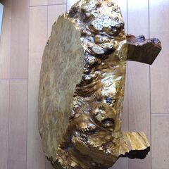 値下！　天然木1枚板　座卓ローテーブルの画像