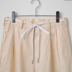 定価12,100円　カスタネ　WHIMSIC   COTTON TWILL TUCK PANTS サイズ2の画像