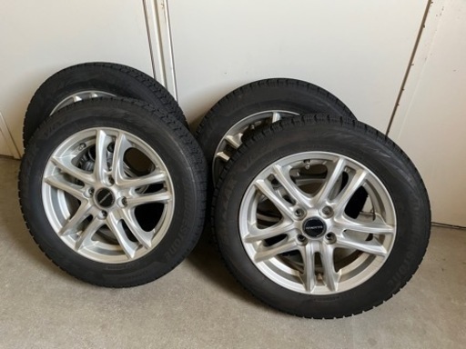 スタッドレスタイヤ・ホイール4本セット　VRX2Z  155/65R14  75Q