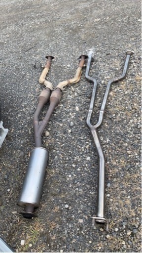 GS350 純正フロントパイプ