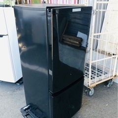 福岡市内配送設置無料　三菱電機 MITSUBISHI ELECTRIC MR-P15D-B [冷蔵庫 （146L・右開き） 2ドア サファイアブラック]