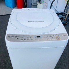 福岡市内配送設置無料　シャープ SHARP ES-GE7B- 全自動洗濯機(7.0kg) 