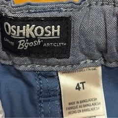 OSHKOSH｜オシュコシュ ショートパンツ（4歳サイズ）の画像