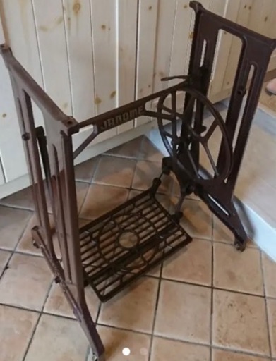 値下げ交渉可能　アンティーク JANOME ミシン足台