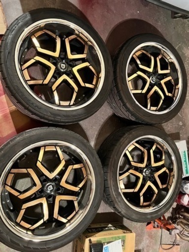 レグザー二  22インチ バリ山タイヤ付き 国産ピッチ