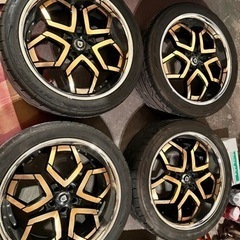 レグザー二  22インチ バリ山タイヤ付き 国産ピッチ