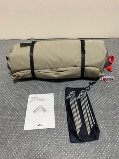 FIELDOOR（フィールドア） ワンポールテントT/C 400 4人用 美品 2〜3回のみ使用