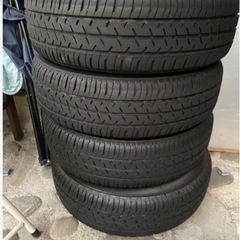 軽トラックに使用165/65r14ホイール付き