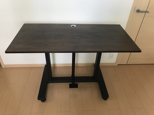 ガス圧昇降式デスク120㎝幅