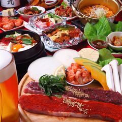 【日払いOK・高校生OK・まかない有り♪】下通の人気焼肉店ホールスタッフ募集♪♪の画像