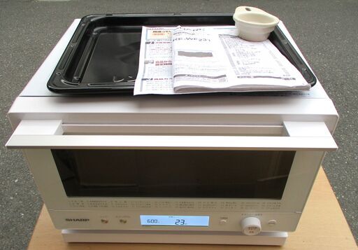 ☆シャープ SHARP RE-WF231 過熱水蒸気オーブンレンジ PLAINLY 23L◆広くて便利「ワイドフラット」