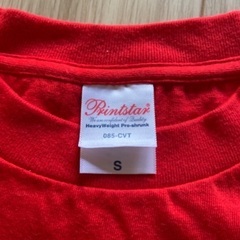 Tシャツ S レッドの画像