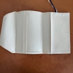 ねこの布製ブックカバーの画像